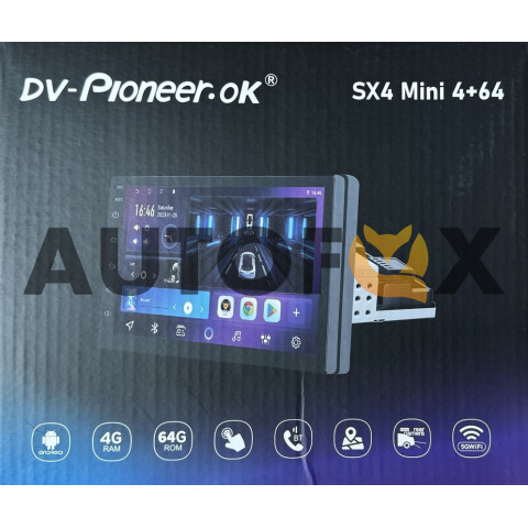 DV-Pioneer SX4 Mini 7" (4+64Gb) Однодиновая посадка