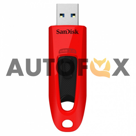 USB флэш-диск 3.0 32GB  SanDisk Ultra красный