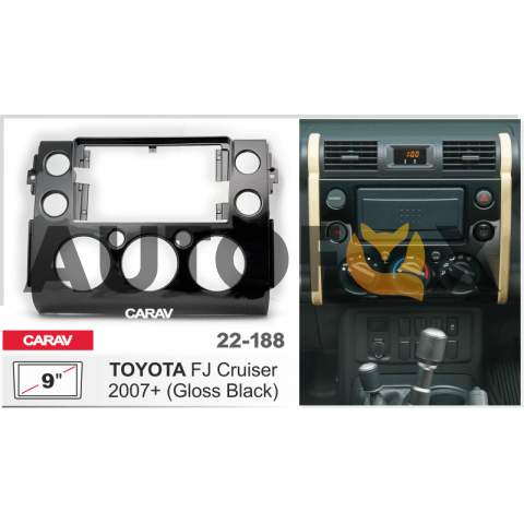 Carav 22-188: 9" TOYOTA FJ Cruiser 2007+