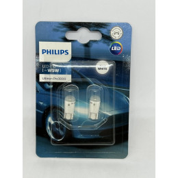 Светодиод PHILLIPS T10 6000K 55LM 12V (2шт) 11961U30CWB2