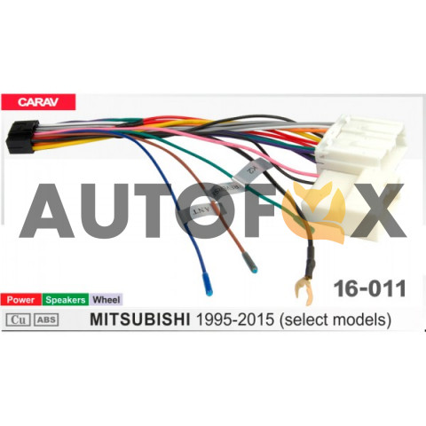 Carav 16-011: MITSUBISHI 95-15 (select models) (Питание+Динамики+Руль)