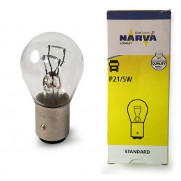 Narva N-17925 P21/5W (BAY15d) 24V/5W 2х -контакт/смещенный цоколь