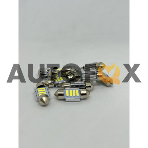 Светодиод T11 C5/C10 7020 4 SMD 31*6 0.7 w 12v биполярная обманка(SD-40)